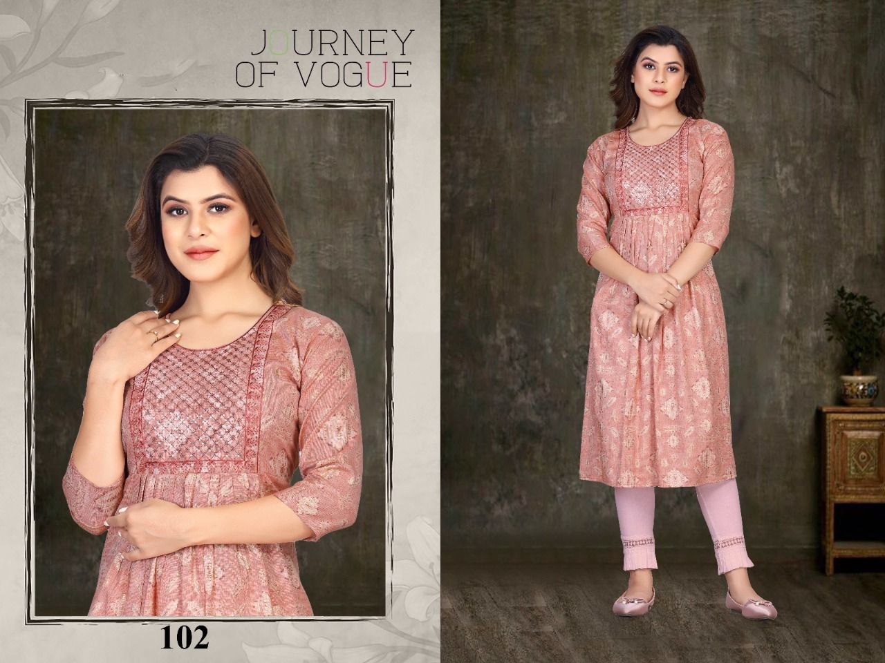 Beauty Queen Sequence 1 Designer Fancy Ethnic Wear Kurti Collection